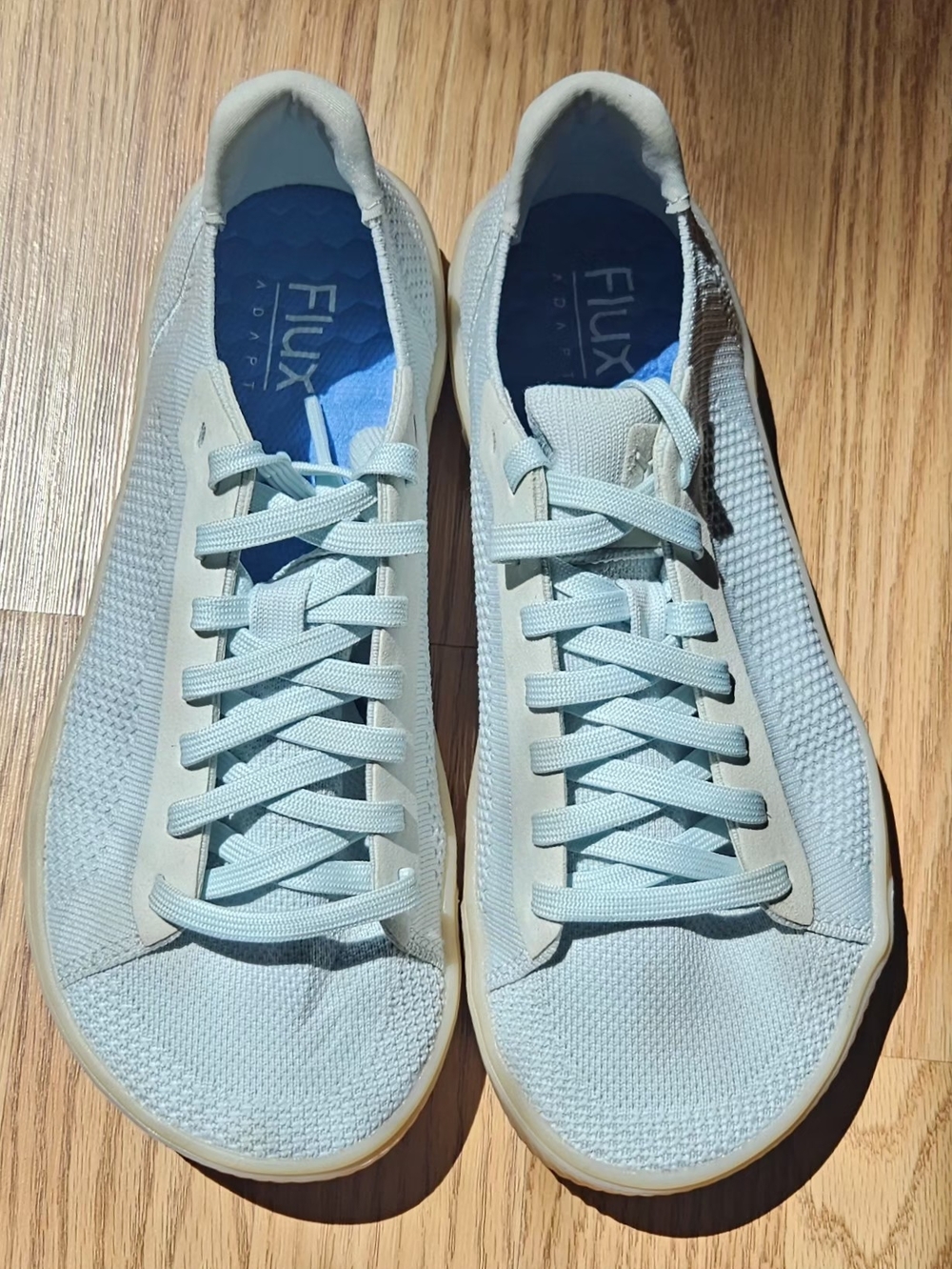 Flux Adapt Minimalist Running Shoes Light Blue Gum - Unisex M8 / W9.5 - Picture 7 of 16